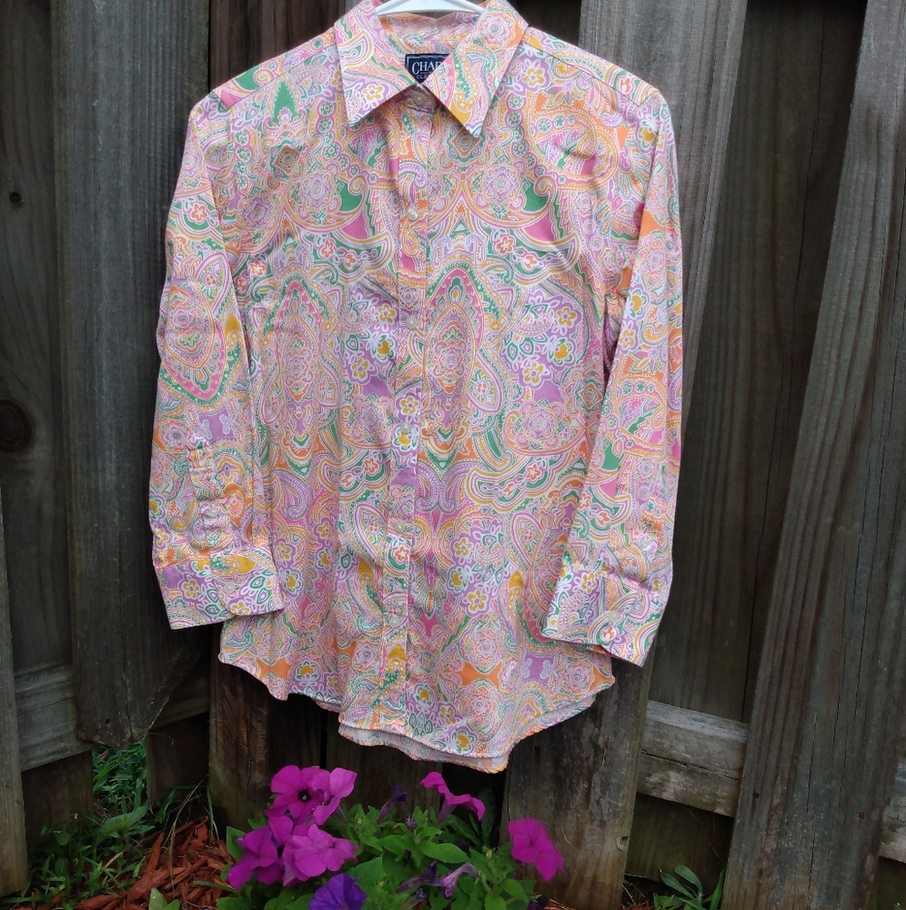 Chaps classic No Iron  button down Blouse